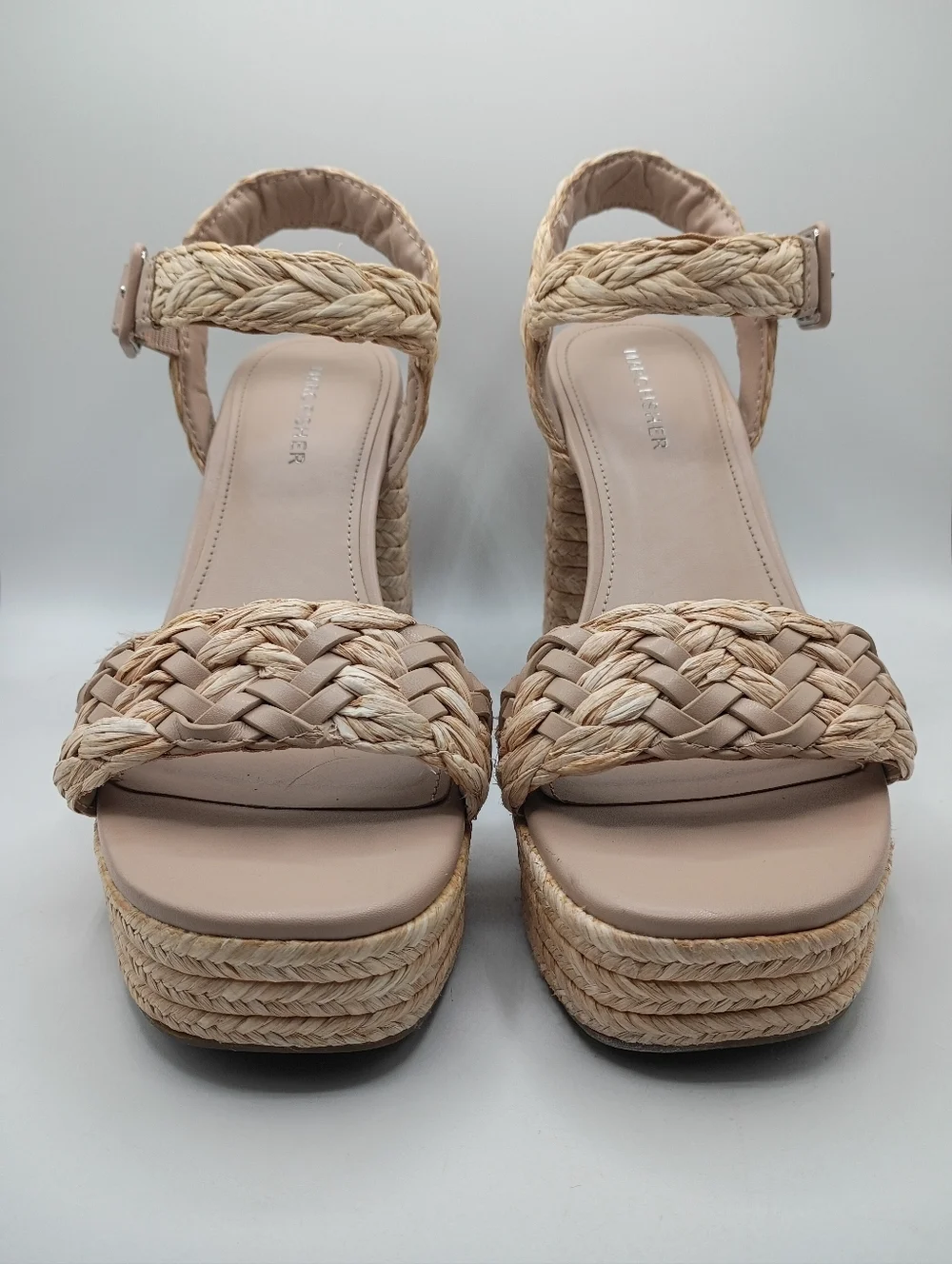 Marc Fisher Seclude Woven Platform Block Heel Sandals